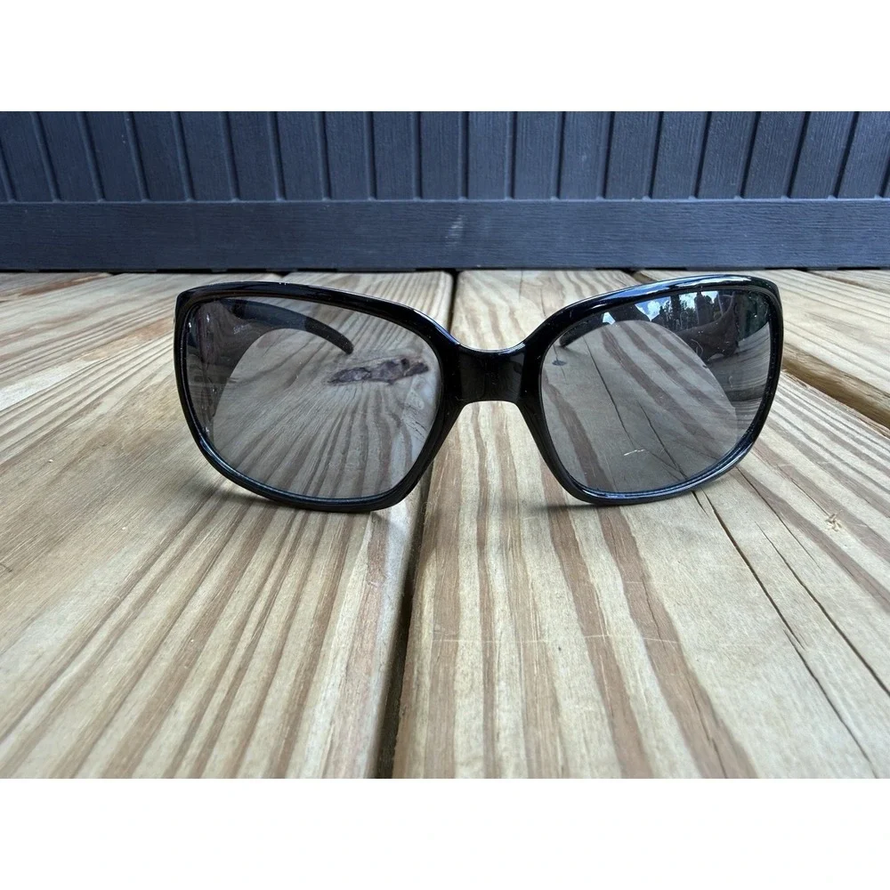 Vtg Y2K Foster Grant Solar Accents Wings Butterfly Wrap Sunglasses Black N1116